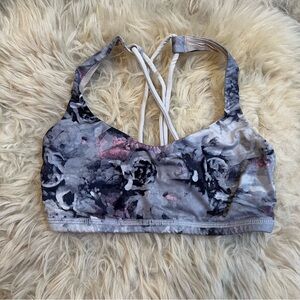 lululemon athletica Gray and Pink Sports Bra